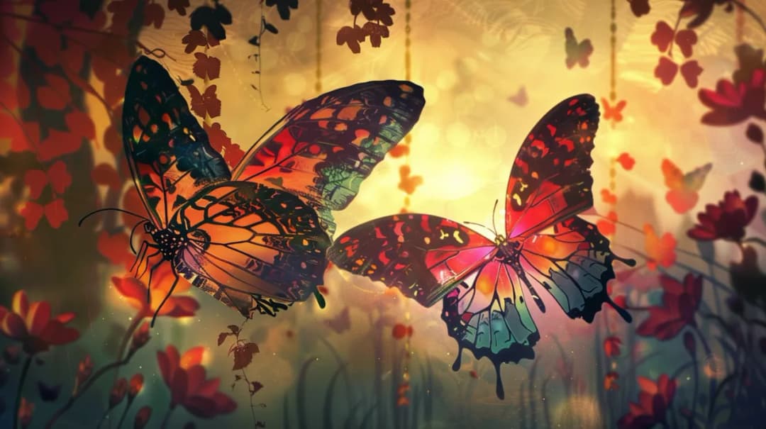 Mahjong Motyle - Rozwiązuj zagadki w klimacie motyli!