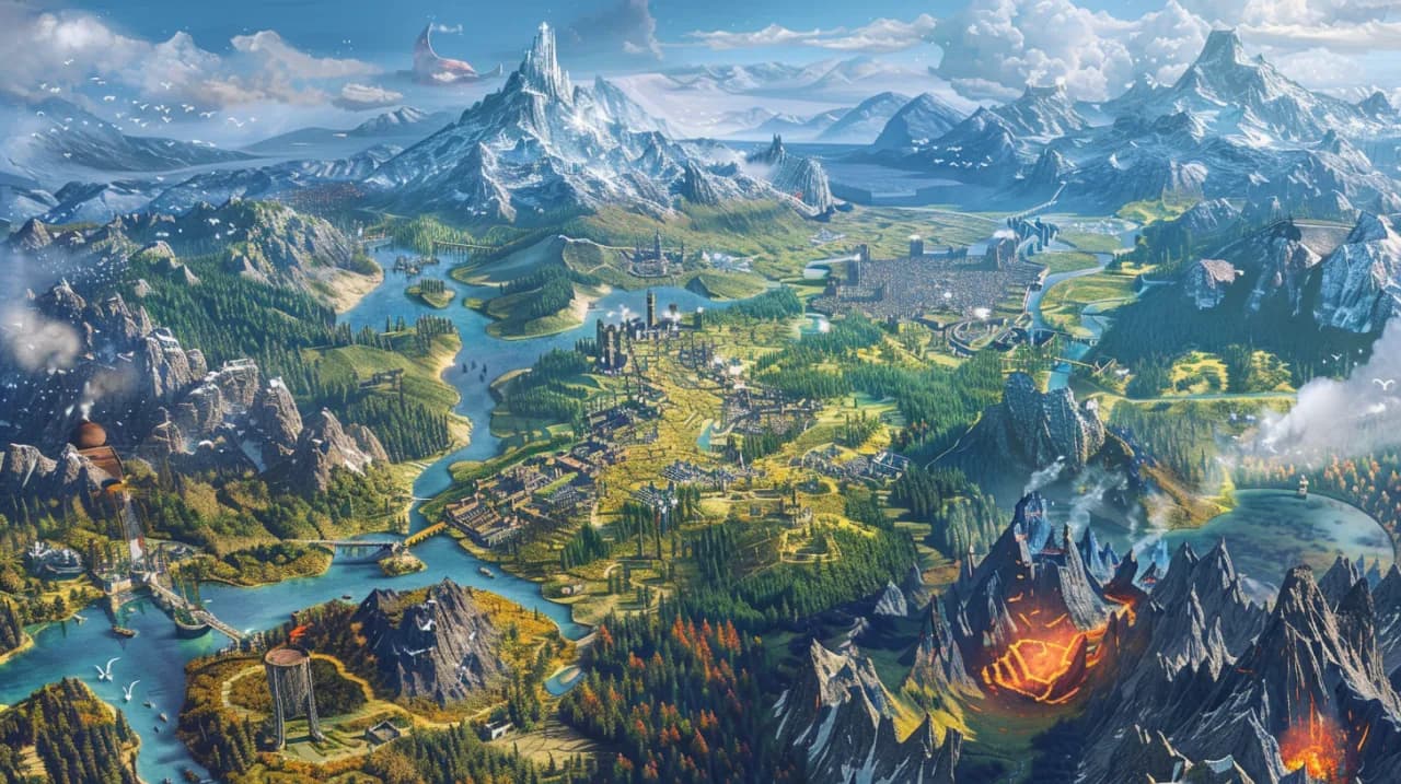 Odkryj tajemnice świata Wiedźmina: Mapa Wiedźmin 3