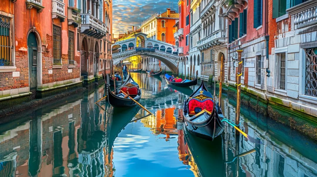 Odkryj uroki miasta na włoskich wodach: Wenecja Mapa